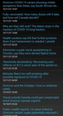 Health news android App screenshot 1